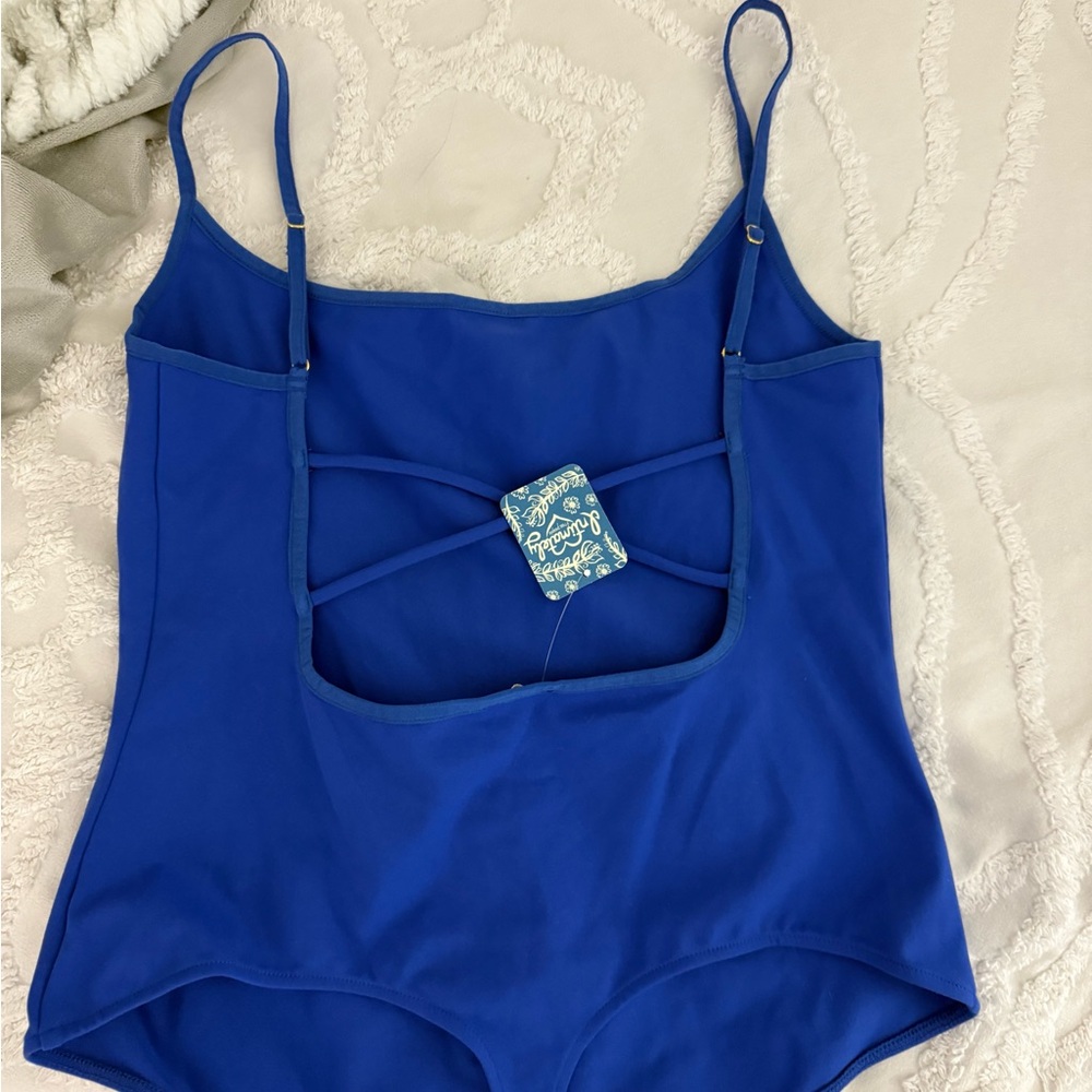Free People Royal Blue Spaghetti Strap Bodysuit - Picture 12 of 14
